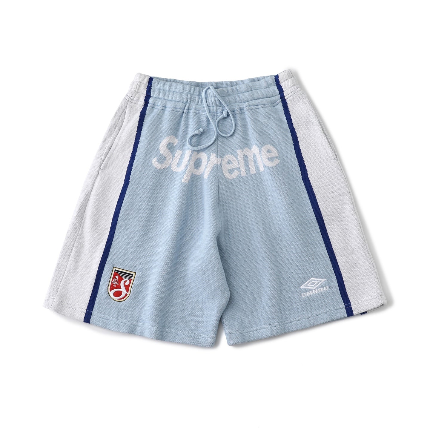 Knit Spliced American Shorts ¨C Unisex Light Luxury Station