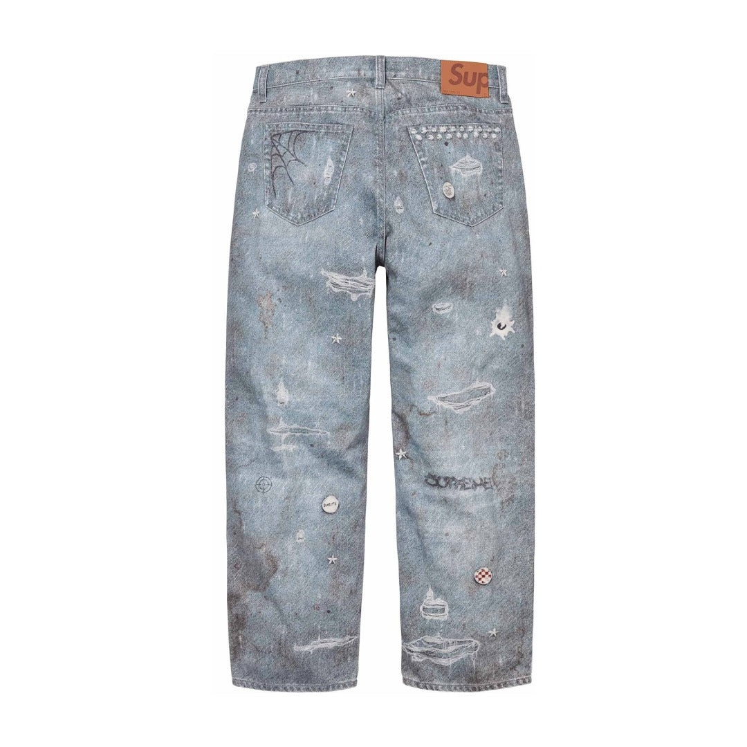 Supreme HJR Trompe L’Oeil Loose Fit Jeans