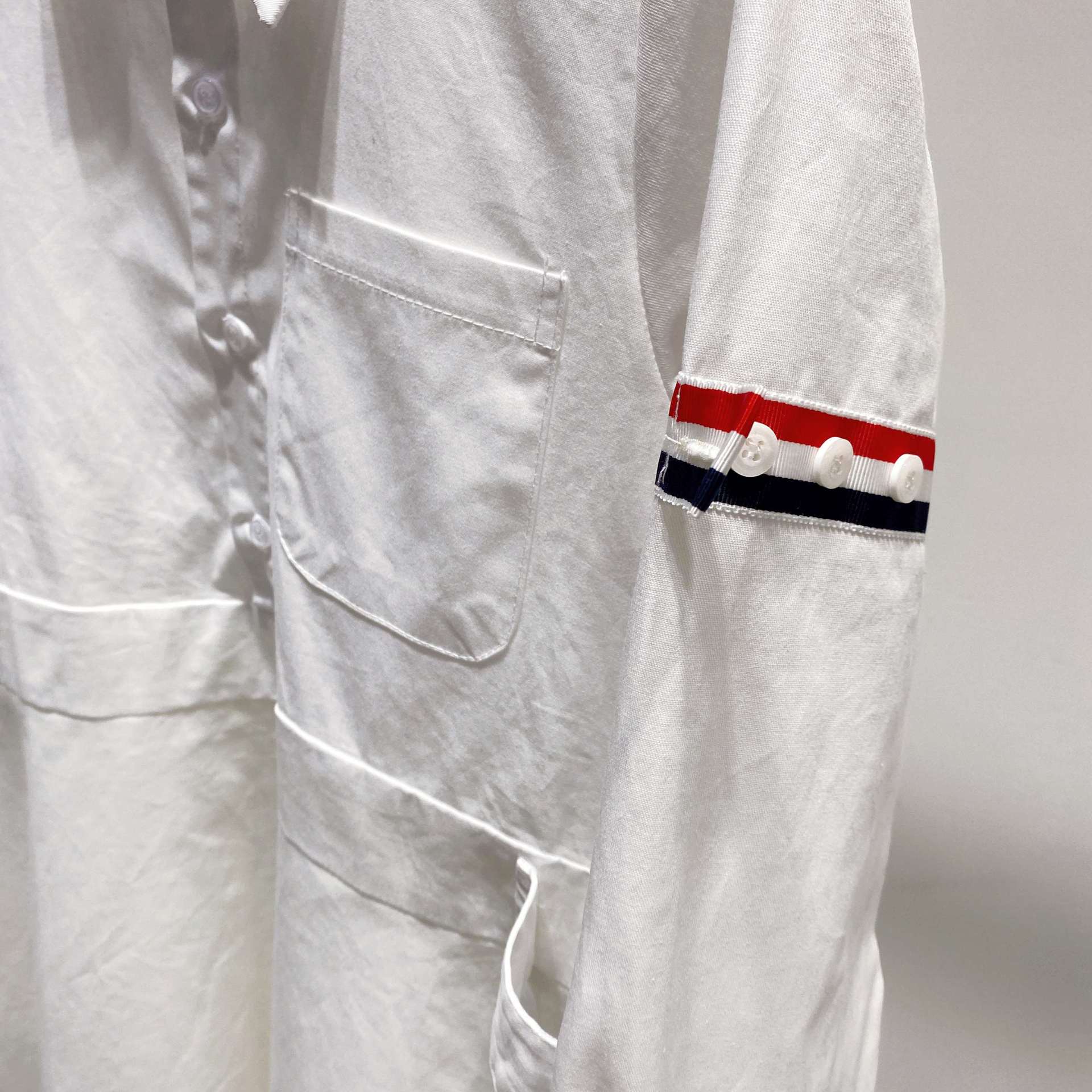 THOM  Four stripes long sleeve shirt¡ꡧ?¡ä??? THOM TREND