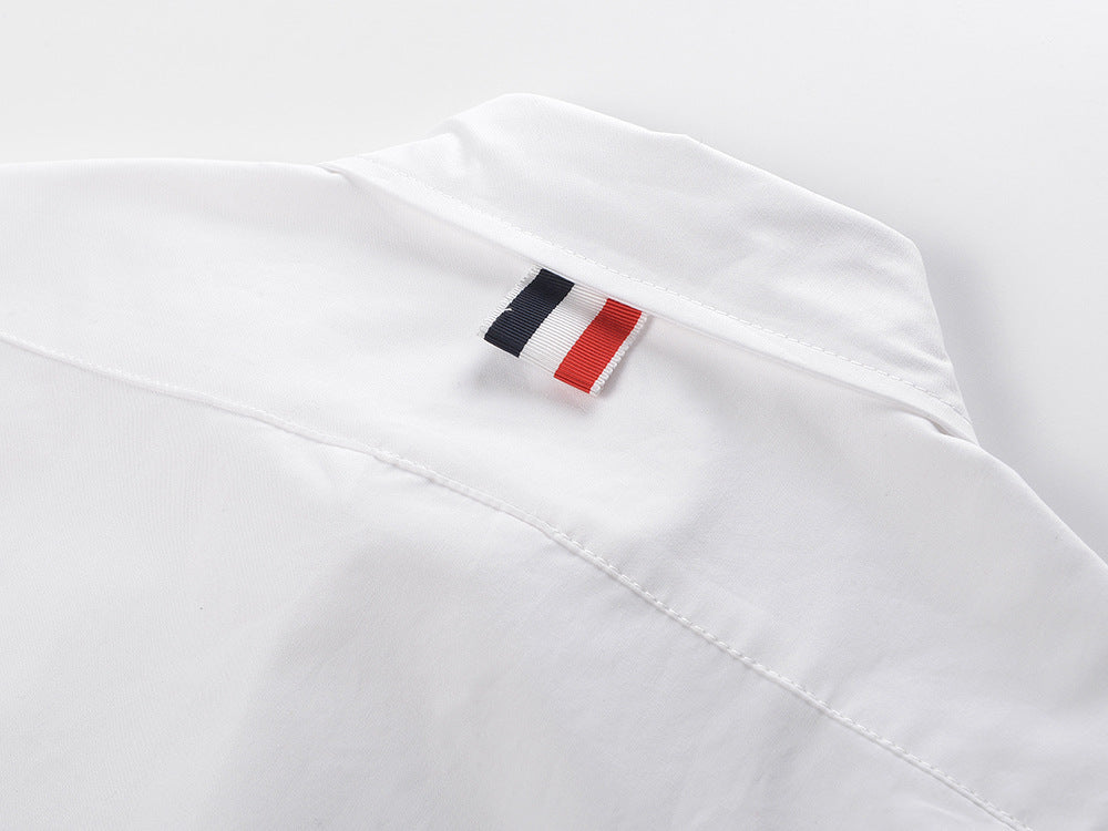 Womens dog embroidered shirt