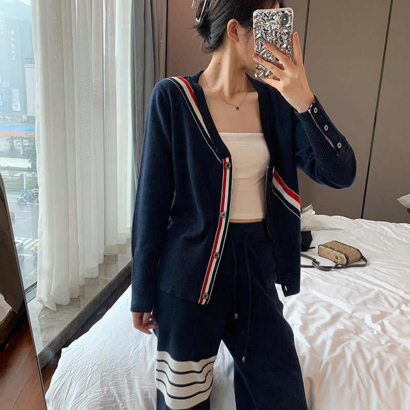Houndstooth knitted cardigan????????  TREND