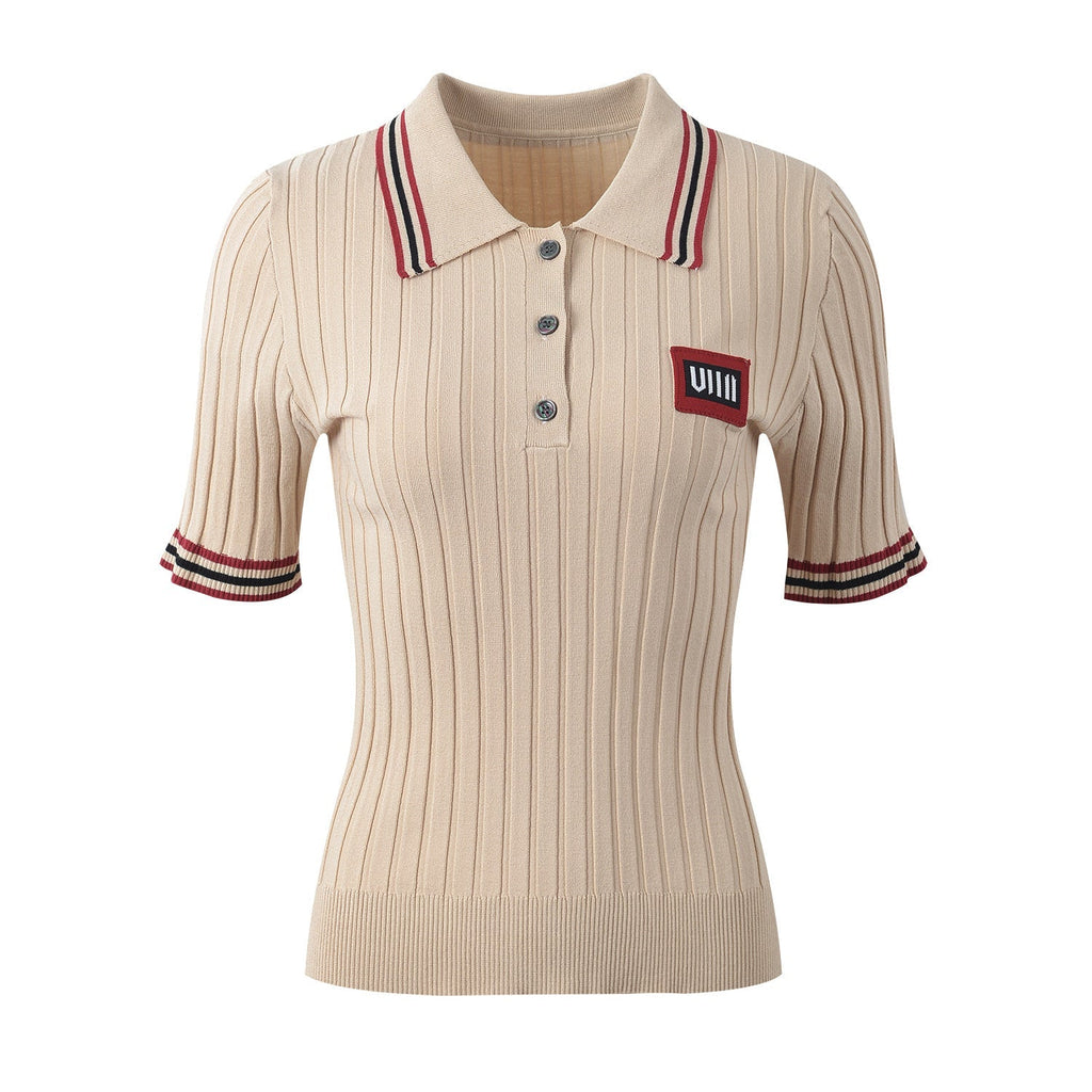 Womens Knitted Short Sleeve +Skirt  TREND