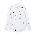Mens four-stripe inner placket shirt¡ꡧ?¡À¡À?¡ê?  TREND
