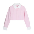 2025SSS Womens belly button-down shirt  TREND