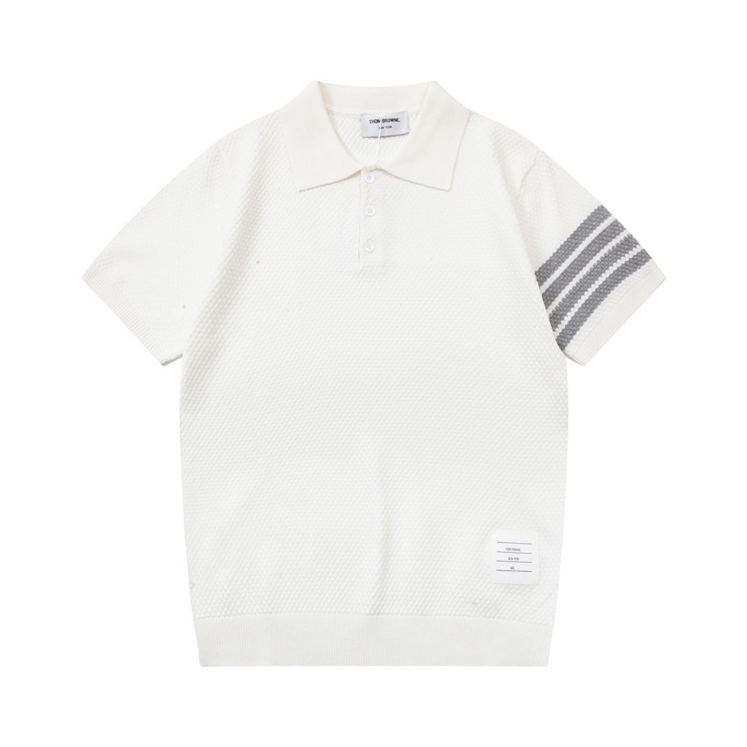 Classic four-bar POLO T-shirt  TREND