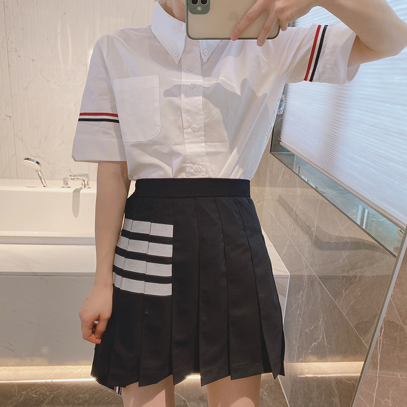2025SS 4 Bars short skirt????????  TREND