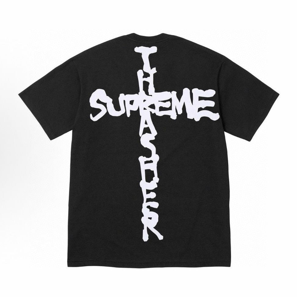 Back Logo Print Unisex Crew Neck T-Shirt