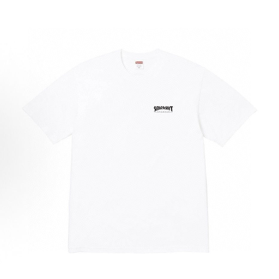 Back Logo Print Unisex Crew Neck T-Shirt