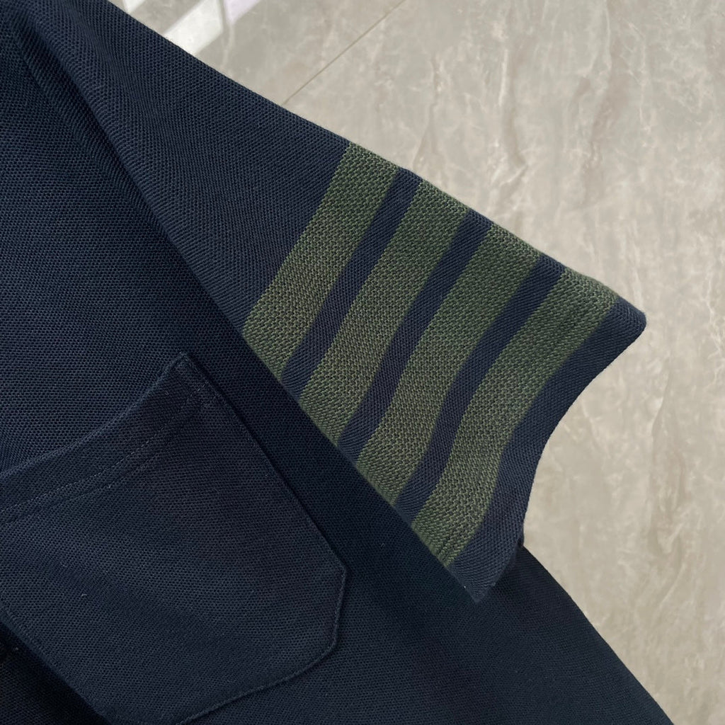 Mens Honeycomb Piqu??¨¬| Lapel T-Shirt  TREND
